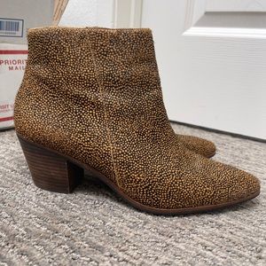 Lucky Brand Calfskin Booties - size 9